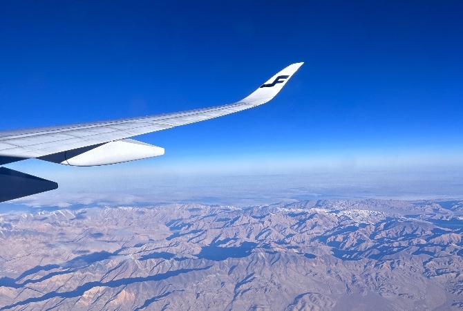 台北→香港轉機→赫爾辛基機場