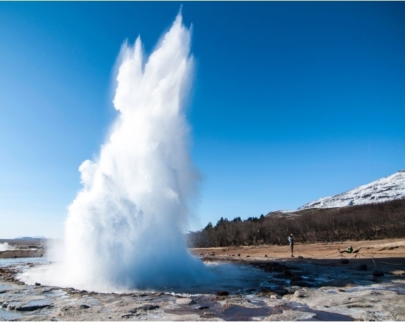 DAY3 酒店→黃金圈之旅(辛格偉德利國家公園–古佛斯瀑布–蓋歇爾間歇泉–火口湖)→極光之夜